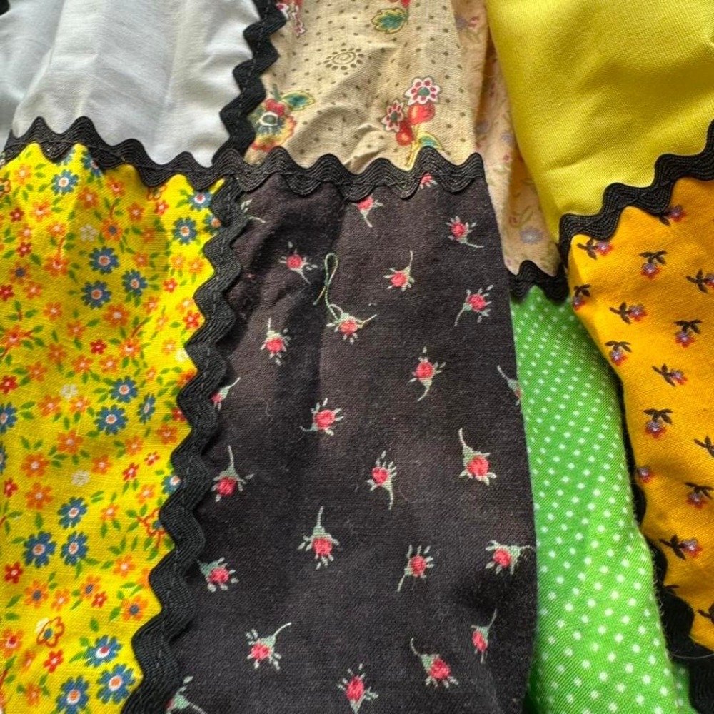 Square Dancing Multicoloured Patchwork Skirt With… - image 4